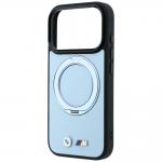 Husa BMW Kevlar Ring Stand 360 cu MagSafe compatibila cu iPhone 18 Pro Max / 17 Pro Max, Albastru 7 - lerato.ro