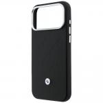 Set 2-in-1 BMW, Husa BMW Quilted Pattern Metal Logo cu MagSafe + portofel magnetic, compatibil cu iPhone 18 Pro Max / 17 Pro Max, Negru 7 - lerato.ro