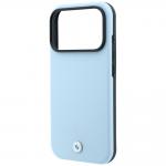 Husa BMW Kevlar Metal Logo cu MagSafe compatibila cu iPhone 18 Pro / 17 Pro, Albastru 7 - lerato.ro