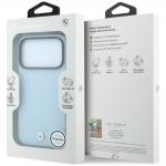 Husa BMW Kevlar Metal Logo cu MagSafe compatibila cu iPhone 18 Pro / 17 Pro, Albastru 9 - lerato.ro