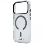 Husa BMW M IML Frosted Metal Logo Trims cu MagSafe compatibila cu iPhone 18 Pro / 17 Pro, Graphite 7 - lerato.ro