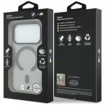 Husa BMW M IML Frosted Metal Logo Trims cu MagSafe compatibila cu iPhone 18 Pro / 17 Pro, Graphite 9 - lerato.ro