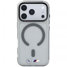 Huse si carcase iPhone 17 Pro Max, Husa BMW M IML Frosted Metal Logo Trims cu MagSafe compatibila cu iPhone 18 Pro Max / 17 Pro Max, Graphite , lerato.ro