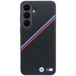 Husa BMW M Tricolor Metal Logo cu MagSafe compatibila cu Samsung Galaxy S26 FE, Negru 2 - lerato.ro
