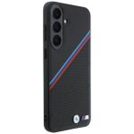 Husa BMW M Tricolor Metal Logo cu MagSafe compatibila cu Samsung Galaxy S26 FE, Negru 5 - lerato.ro