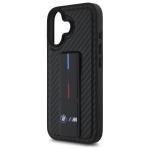 Carcasa BMW M Grip Stand Smooth Carbon compatibila cu iPhone 16 Black 7 - lerato.ro