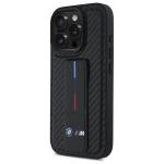 Carcasa BMW M Grip Stand Smooth Carbon compatibila cu iPhone 16 Pro Max Black 3 - lerato.ro