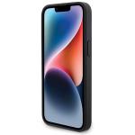 Carcasa BMW Leather Stamp Tricolor compatibila cu iPhone 15 Pro Max Black 6 - lerato.ro