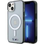 Carcasa BMW Silver Ring MagSafe compatibila cu iPhone 15 Black 3 - lerato.ro