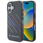 Carcasa BMW Motosport IML Random Stripes compatibila cu iPhone 16 Plus Black 6 - lerato.ro
