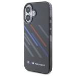 Carcasa BMW Motosport IML Random Stripes compatibila cu iPhone 16 Plus Black 8 - lerato.ro