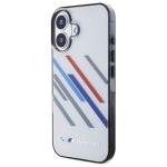 Carcasa BMW Motosport IML Random Stripes compatibila cu iPhone 16 Plus Gray 6 - lerato.ro