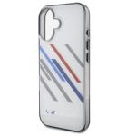 Carcasa BMW Motosport IML Random Stripes compatibila cu iPhone 16 Plus Gray 7 - lerato.ro