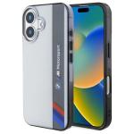 Carcasa BMW Motosport IML Vertical Stripe compatibila cu iPhone 16 Plus Gray 4 - lerato.ro