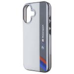 Carcasa BMW Motosport IML Vertical Stripe compatibila cu iPhone 16 Plus Gray 8 - lerato.ro