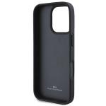 Carcasa BMW Leather Hot Stamp compatibila cu iPhone 16 Pro Max Black 7 - lerato.ro