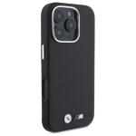 Carcasa BMW M Edition Kevlar Wrapped Metal compatibila cu iPhone 16 Pro Max Black 6 - lerato.ro