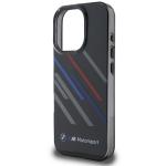 Carcasa BMW Motosport IML Random Stripes compatibila cu iPhone 16 Pro Max Black 6 - lerato.ro