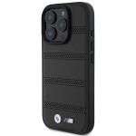Carcasa BMW M Perforated Stitched Line MagSafe compatibila cu iPhone 16 Pro Black 7 - lerato.ro