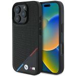 Carcasa BMW M Perforated Tricolor Line MagSafe compatibila cu iPhone 16 Pro Black 5 - lerato.ro