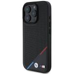 Carcasa BMW M Perforated Tricolor Line MagSafe compatibila cu iPhone 16 Pro Black 6 - lerato.ro