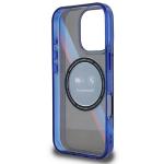 Carcasa BMW Motosport IML Circle MagSafe compatibila cu iPhone 16 Pro Negru/Albastru 5 - lerato.ro