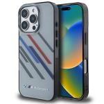 Carcasa BMW Motosport IML Random Stripes compatibila cu iPhone 16 Pro Gray 8 - lerato.ro