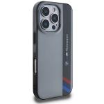 Carcasa BMW Motosport IML Vertical Stripe compatibila cu iPhone 16 Pro Gray 5 - lerato.ro