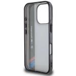 Carcasa BMW Motosport IML Vertical Stripe compatibila cu iPhone 16 Pro Gray 8 - lerato.ro