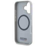 Carcasa BMW M Carbon Tricolor Line MagSafe compatibila cu iPhone 16 Gray 3 - lerato.ro