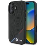 Carcasa BMW M Perforated Tricolor Line MagSafe compatibila cu iPhone 16 Black 3 - lerato.ro
