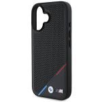 Carcasa BMW M Perforated Tricolor Line MagSafe compatibila cu iPhone 16 Black 7 - lerato.ro