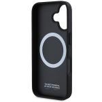 Carcasa BMW M Perforated Tricolor Line MagSafe compatibila cu iPhone 16 Black 4 - lerato.ro