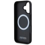 Carcasa BMW M Perforated Tricolor Line MagSafe compatibila cu iPhone 16 Gray 3 - lerato.ro
