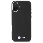 Carcasa BMW M Smooth Full Wrapped Metal MagSafe compatibila cu iPhone 16 Black 2 - lerato.ro