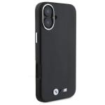 Carcasa BMW M Smooth Full Wrapped Metal MagSafe compatibila cu iPhone 16 Black 5 - lerato.ro