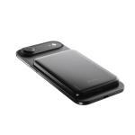 Baterie externa portabila BMX SolidSafe Air Titanium, 5000 mAh, 20W, Incarcare Wireless 15W, USB-C, Negru 4 - lerato.ro