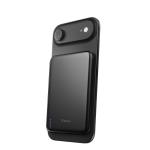 Baterie externa portabila BMX SolidSafe Air Titanium, 5000 mAh, 20W, Incarcare Wireless 15W, USB-C, Negru 5 - lerato.ro