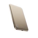 Baterie externa portabila BMX SolidSafe Air Titanium, 5000 mAh, 20W, Incarcare Wireless 15W, USB-C, Gold 4 - lerato.ro