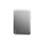 Baterie externa portabila BMX SolidSafe Air Titanium, 5000 mAh, 20W, Incarcare Wireless 15W, USB-C, Silver 2 - lerato.ro
