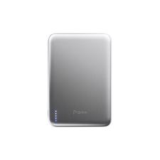 Baterie externa portabila BMX SolidSafe Air Titanium, 5000 mAh, 20W, Incarcare Wireless 15W, USB-C, Silver