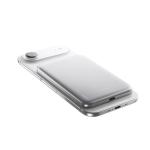Baterie externa portabila BMX SolidSafe Air Titanium, 5000 mAh, 20W, Incarcare Wireless 15W, USB-C, Silver 6 - lerato.ro