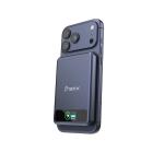 Baterie externa portabila BMX SolidSafe 5K Solid-State, 5000 mAh, 20W, Incarcare Wireless 15W, Display LCD, USB-C, Albastru 3 - lerato.ro