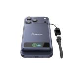 Baterie externa portabila BMX SolidSafe 5K Solid-State, 5000 mAh, 20W, Incarcare Wireless 15W, Display LCD, USB-C, Albastru 5 - lerato.ro