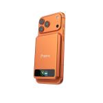 Baterie externa portabila BMX SolidSafe 5K Solid-State, 5000 mAh, 20W, Incarcare Wireless 15W, Display LCD, USB-C, Portocaliu 3 - lerato.ro