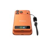 Baterie externa portabila BMX SolidSafe 5K Solid-State, 5000 mAh, 20W, Incarcare Wireless 15W, Display LCD, USB-C, Portocaliu 4 - lerato.ro