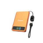 Baterie externa portabila BMX SolidSafe 5K Solid-State, 5000 mAh, 20W, Incarcare Wireless 15W, Display LCD, USB-C, Portocaliu 6 - lerato.ro