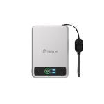 Baterie externa portabila BMX SolidSafe 5K Solid-State, 5000 mAh, 20W, Incarcare Wireless 15W, Display LCD, USB-C, Silver 2 - lerato.ro