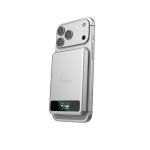 Baterie externa portabila BMX SolidSafe 5K Solid-State, 5000 mAh, 20W, Incarcare Wireless 15W, Display LCD, USB-C, Silver 3 - lerato.ro