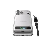 Baterie externa portabila BMX SolidSafe 5K Solid-State, 5000 mAh, 20W, Incarcare Wireless 15W, Display LCD, USB-C, Silver 5 - lerato.ro